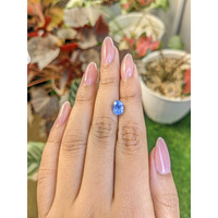 2.02 Ct. Blue Sapphire from Ceylon (Sri Lanka) Life Style
