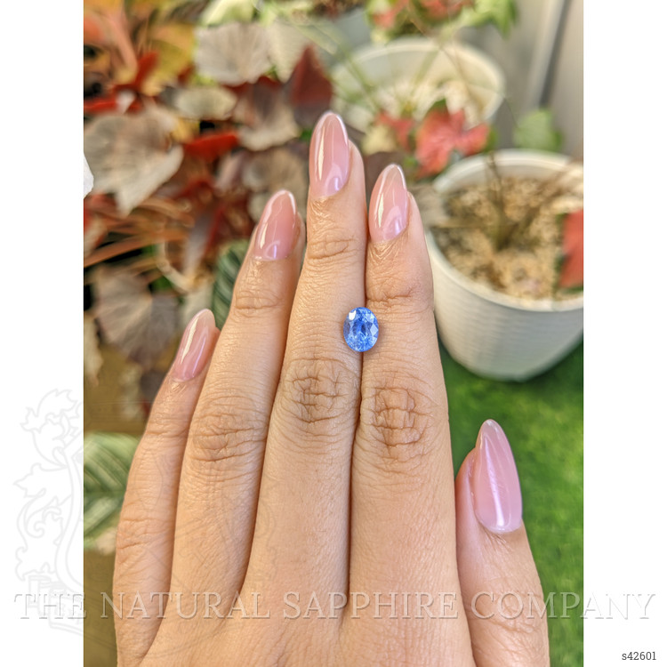 2.02 Ct. Blue Sapphire from Ceylon (Sri Lanka)
