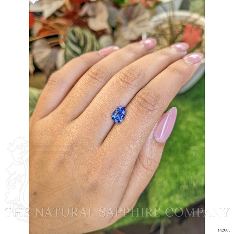 1.40 Ct. Blue Sapphire from Ceylon (Sri Lanka)