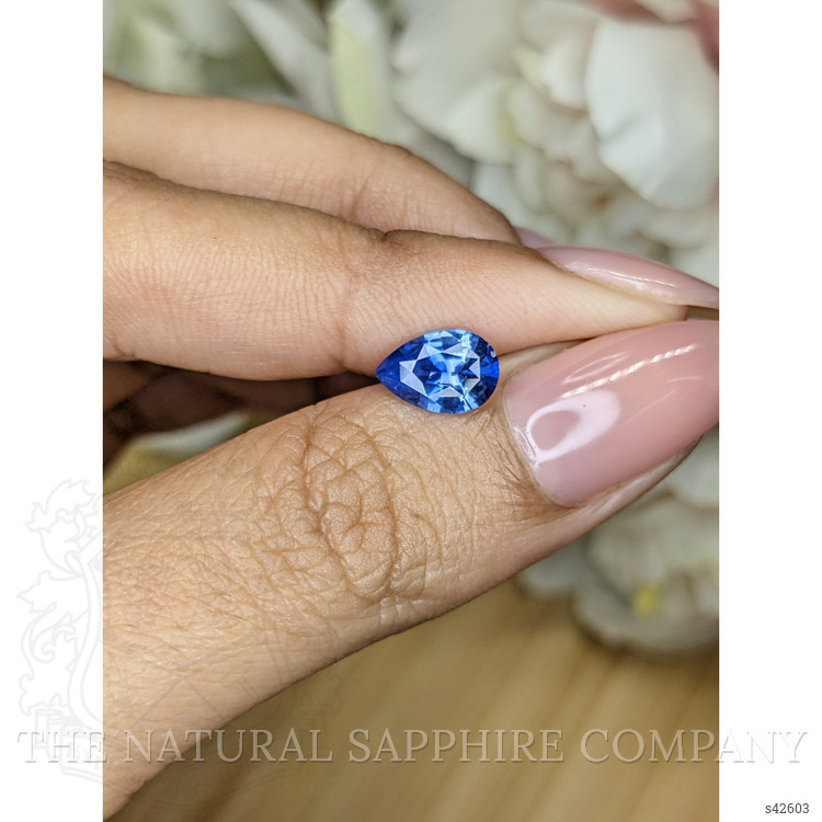 1.40 Ct. Blue Sapphire from Ceylon (Sri Lanka)