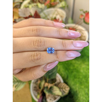 2.04 Ct. Blue Sapphire from Ceylon (Sri Lanka) Life Style