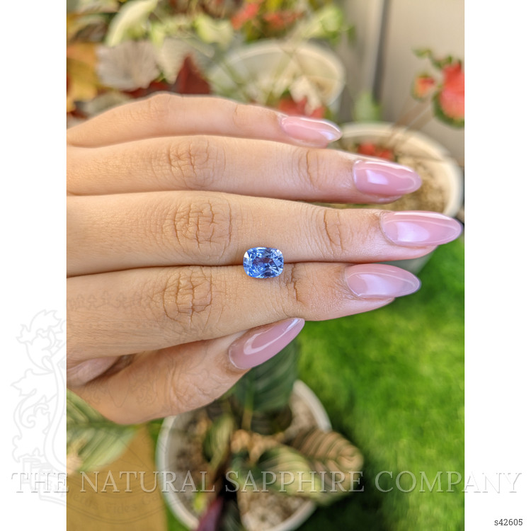2.04 Ct. Blue Sapphire from Ceylon (Sri Lanka)
