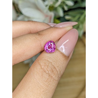 1.66 Ct. Purplish Pink Sapphire from Ceylon (Sri Lanka) Life Style