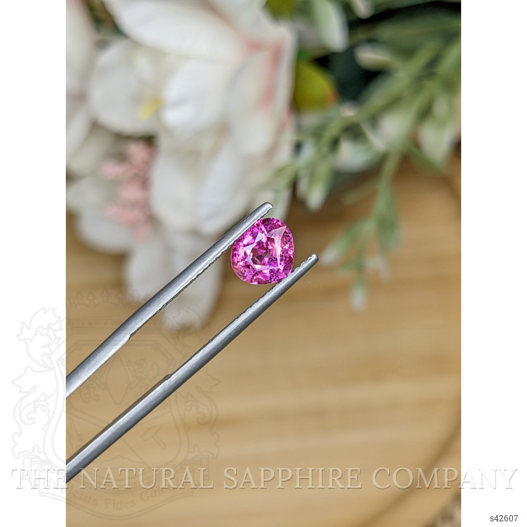 1.66 Ct. Purplish Pink Sapphire from Ceylon (Sri Lanka)