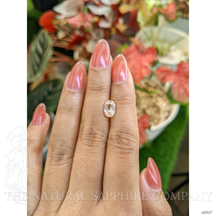 2.08 Ct. Peach Sapphire from Ceylon (Sri Lanka)