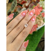 2.08 Ct. Peach Sapphire from Ceylon (Sri Lanka) Life Style