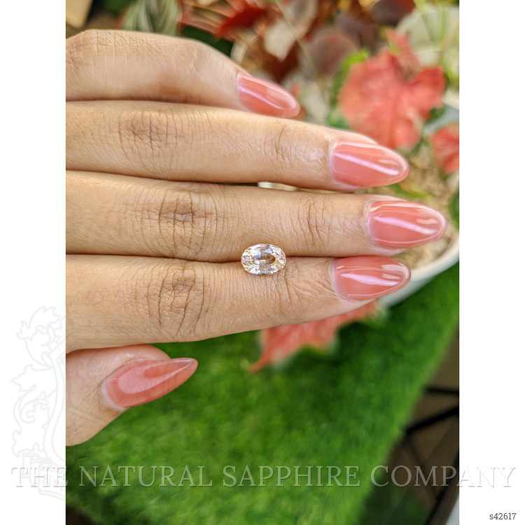 2.08 Ct. Peach Sapphire from Ceylon (Sri Lanka)