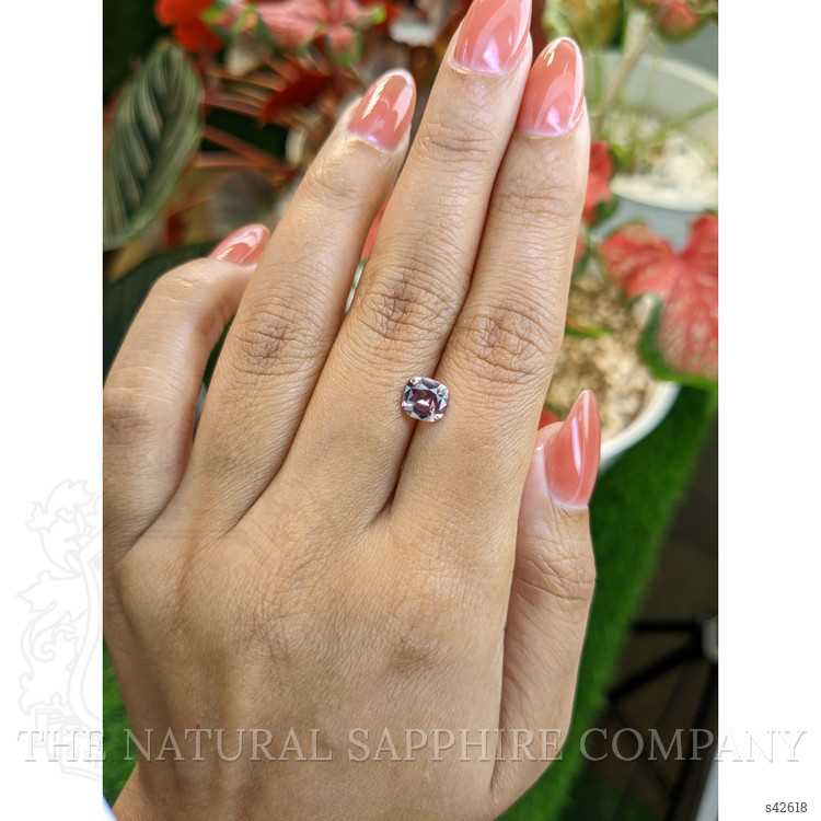 1.16 Ct. Pinkish Brown Sapphire from Ceylon (Sri Lanka)