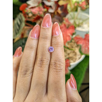 1.01 Ct. Purplish Pink Sapphire from Ceylon (Sri Lanka) Life Style
