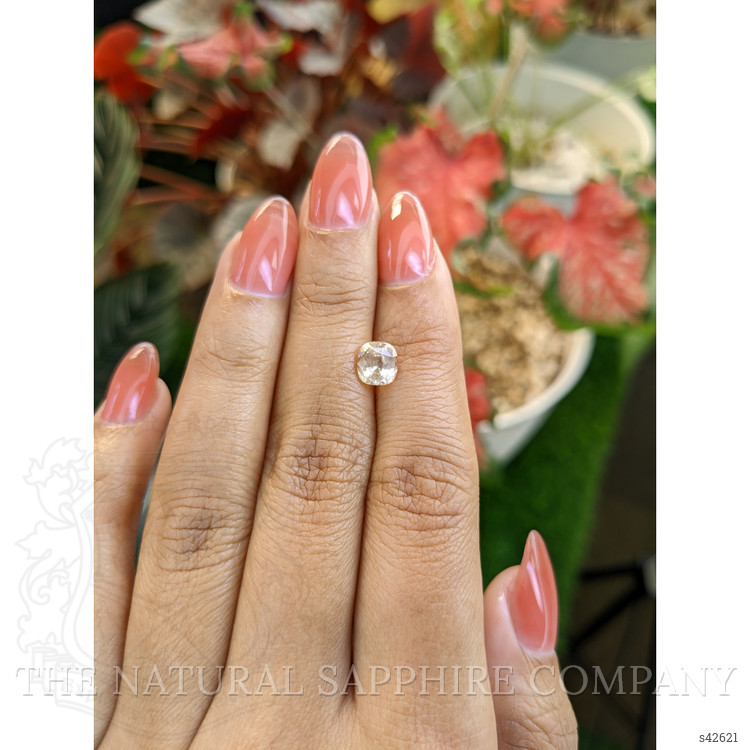 1.51 Ct. Peach Sapphire from Ceylon (Sri Lanka)