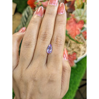 2.25 Ct. Pinkish Purple Sapphire from Ceylon (Sri Lanka) Life Style