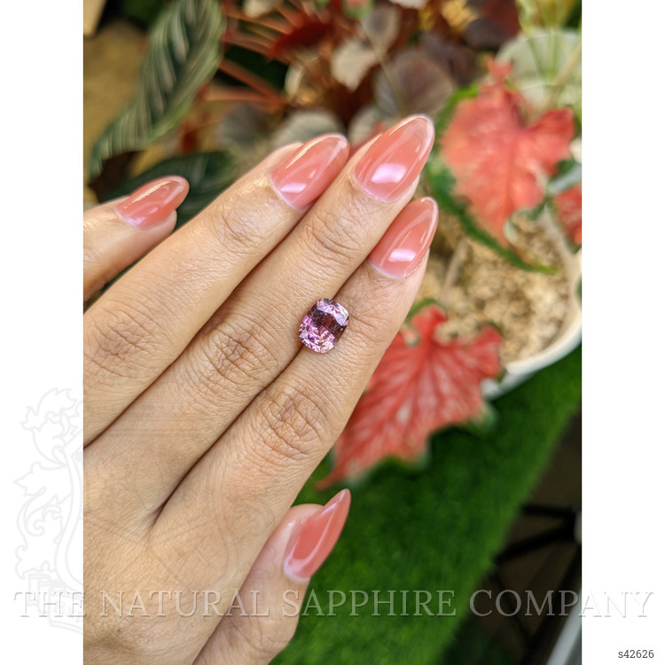3.06 Ct. Purplish Pink Sapphire from Ceylon (Sri Lanka)