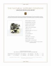 2.18 Ct. Yellow Sapphire from Ceylon (Sri Lanka) Scan Report