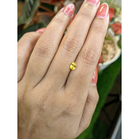 0.67 Ct. Yellow Sapphire from Ceylon (Sri Lanka) Life Style
