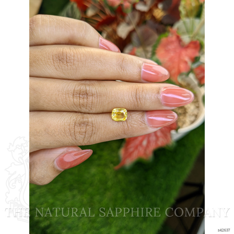 1.67 Ct. Yellow Sapphire from Ceylon (Sri Lanka)