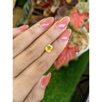 1.67 Ct. Yellow Sapphire from Ceylon (Sri Lanka) Life Style