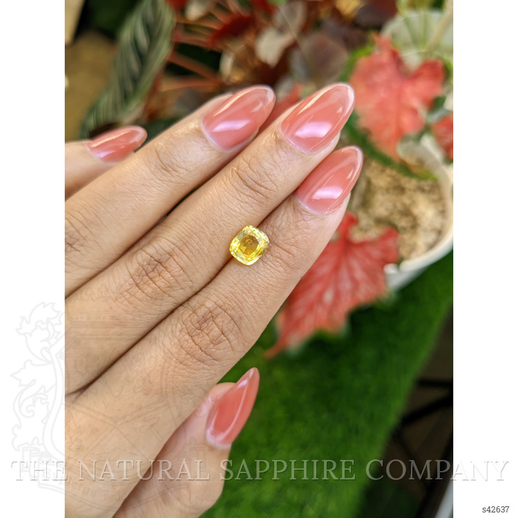 1.67 Ct. Yellow Sapphire from Ceylon (Sri Lanka)
