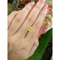 1.67 Ct. Yellow Sapphire from Ceylon (Sri Lanka) Life Style