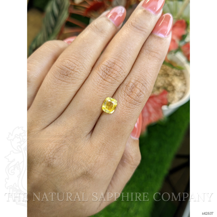 1.67 Ct. Yellow Sapphire from Ceylon (Sri Lanka)