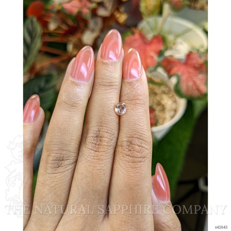 1.06 Ct. Peach Sapphire from Ceylon (Sri Lanka)