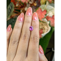 1.51 Ct. Pinkish Purple Sapphire from Ceylon (Sri Lanka) Life Style