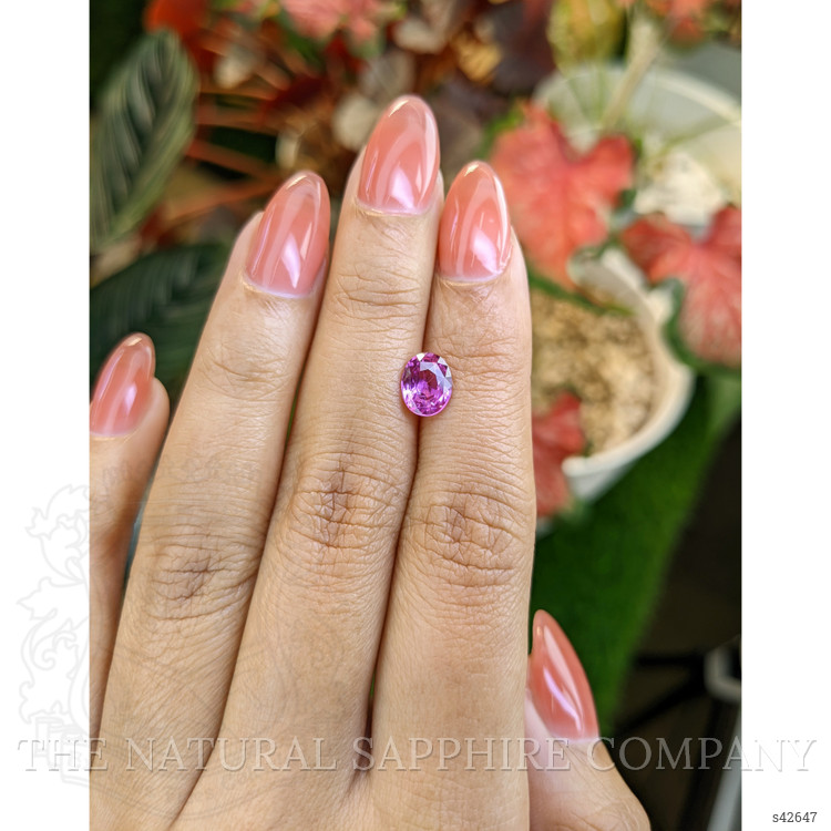 1.51 Ct. Pinkish Purple Sapphire from Ceylon (Sri Lanka)