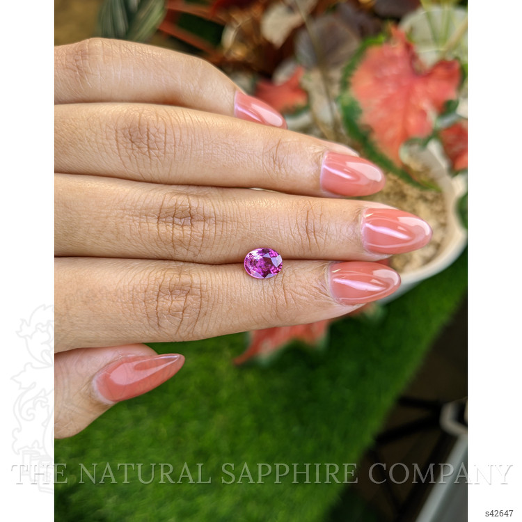 1.51 Ct. Pinkish Purple Sapphire from Ceylon (Sri Lanka)