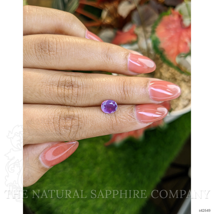 1.22 Ct. Pinkish Purple Sapphire from Ceylon (Sri Lanka)