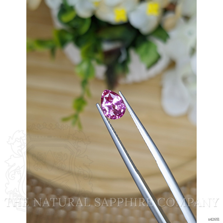 1.13 Ct. Purplish Pink Sapphire from Ceylon (Sri Lanka)