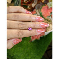 1.13 Ct. Purplish Pink Sapphire from Ceylon (Sri Lanka) Life Style