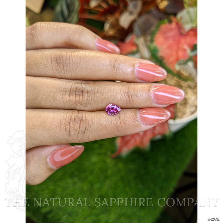 1.13 Ct. Purplish Pink Sapphire from Ceylon (Sri Lanka)