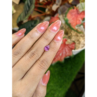 1.13 Ct. Purplish Pink Sapphire from Ceylon (Sri Lanka) Life Style