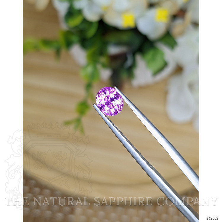 1.27 Ct. Pinkish Purple Sapphire from Ceylon (Sri Lanka)