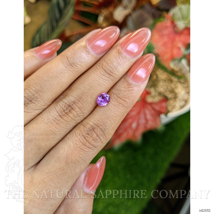 1.27 Ct. Pinkish Purple Sapphire from Ceylon (Sri Lanka)