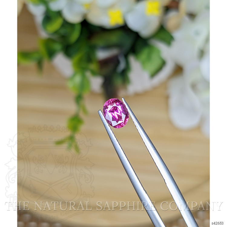 1.02 Ct. Purplish Pink Sapphire from Ceylon (Sri Lanka)