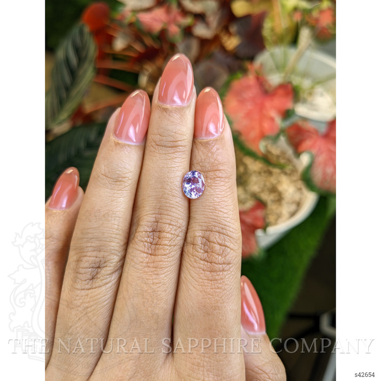 1.66 Ct. Purple Sapphire from Ceylon (Sri Lanka)