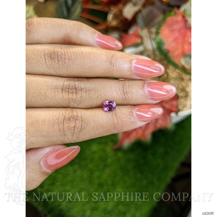 1.25 Ct. Purplish Pink Sapphire from Ceylon (Sri Lanka)