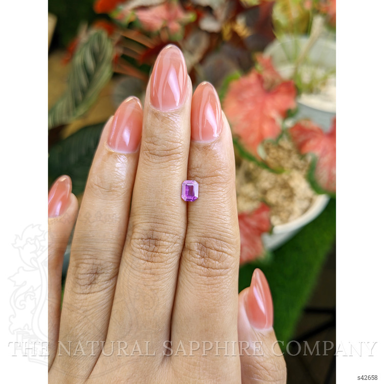0.70 Ct. Pinkish Purple Sapphire from Ceylon (Sri Lanka)