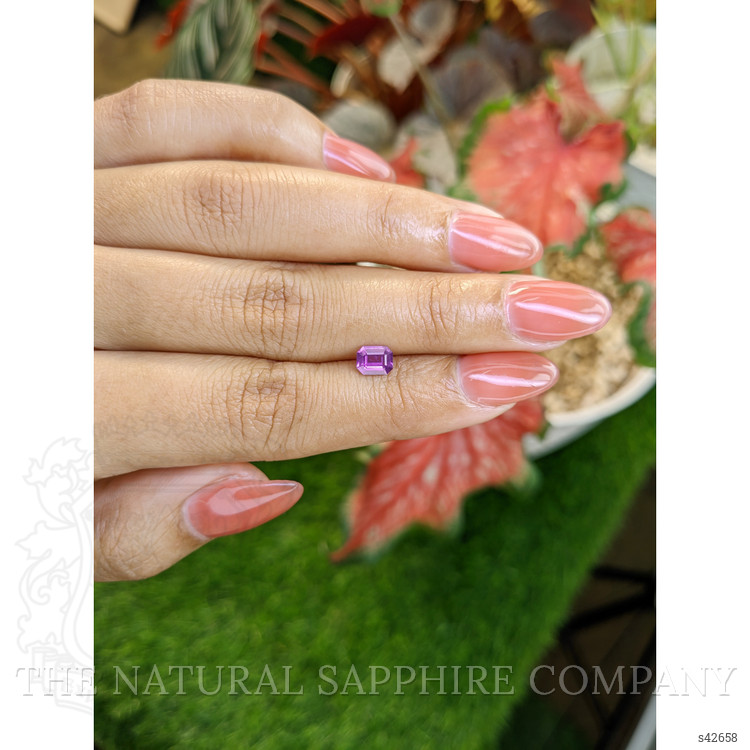 0.70 Ct. Pinkish Purple Sapphire from Ceylon (Sri Lanka)