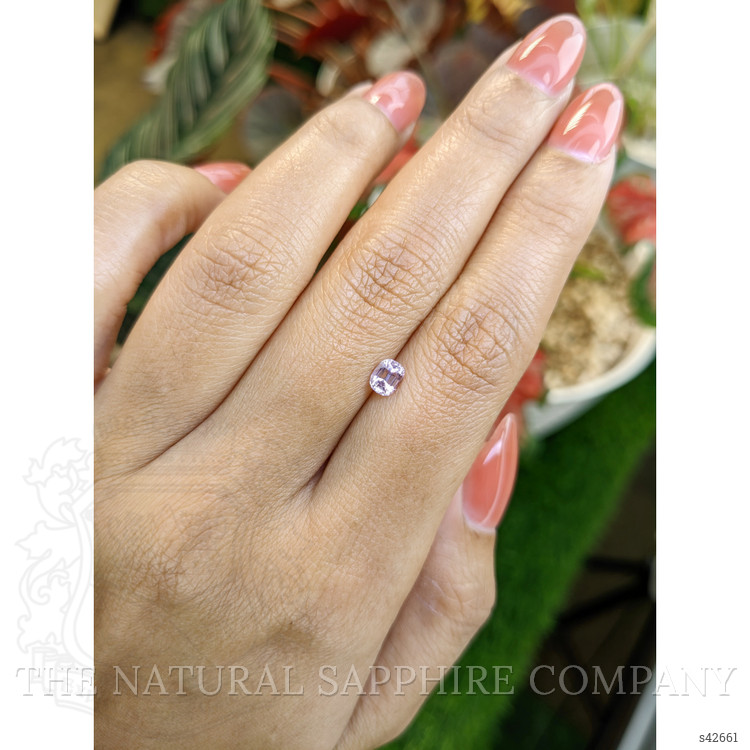 0.55 Ct. Purplish Pink Sapphire from Ceylon (Sri Lanka)