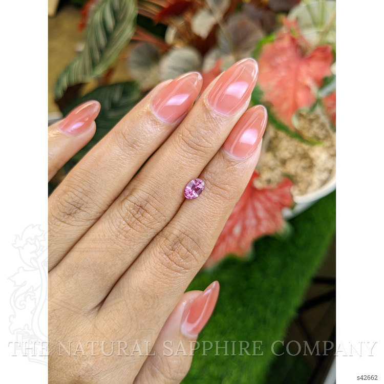 0.79 Ct. Pink Sapphire from Ceylon (Sri Lanka)