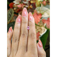 0.79 Ct. Pink Sapphire from Ceylon (Sri Lanka) Life Style
