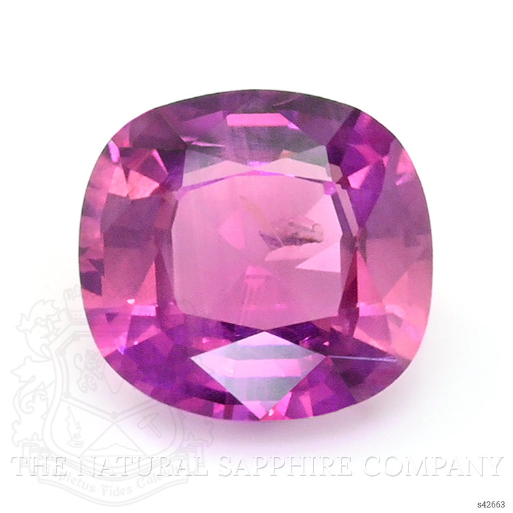 0.86 Ct. Purplish Pink Sapphire from Ceylon (Sri Lanka)