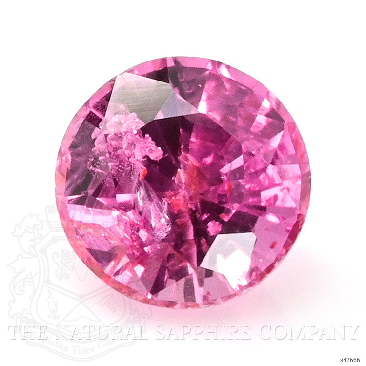 0.53 Ct. Reddish Pink Sapphire from Ceylon (Sri Lanka)
