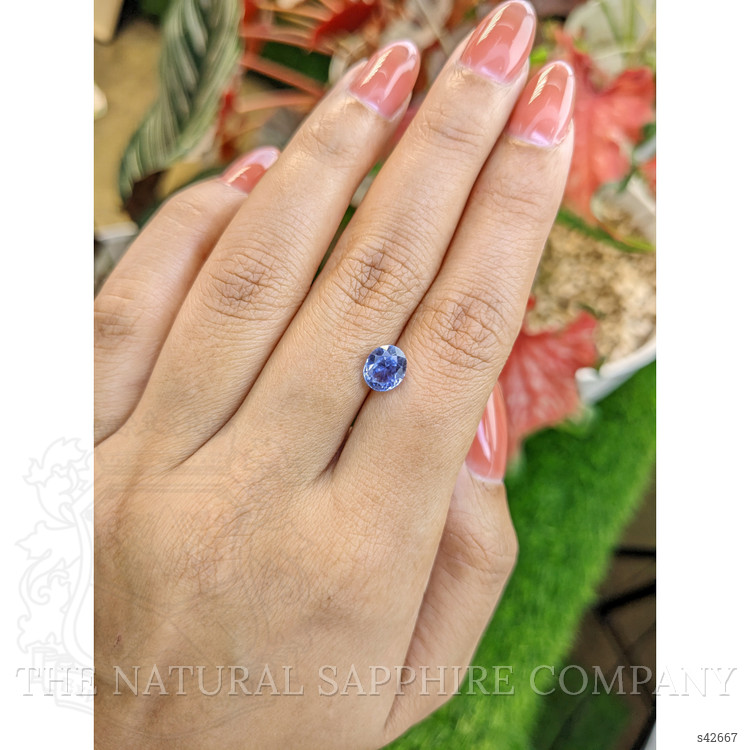 2.01 Ct. Blue Sapphire from Ceylon (Sri Lanka)