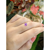 0.77 Ct. Pinkish Purple Sapphire from Ceylon (Sri Lanka) Life Style