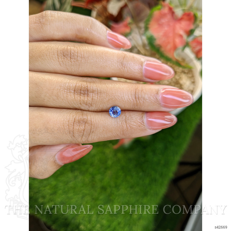 0.97 Ct. Blue Sapphire from Ceylon (Sri Lanka)