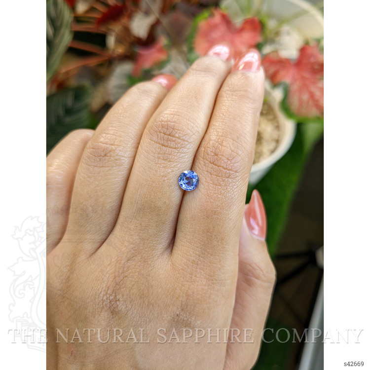 0.97 Ct. Blue Sapphire from Ceylon (Sri Lanka)