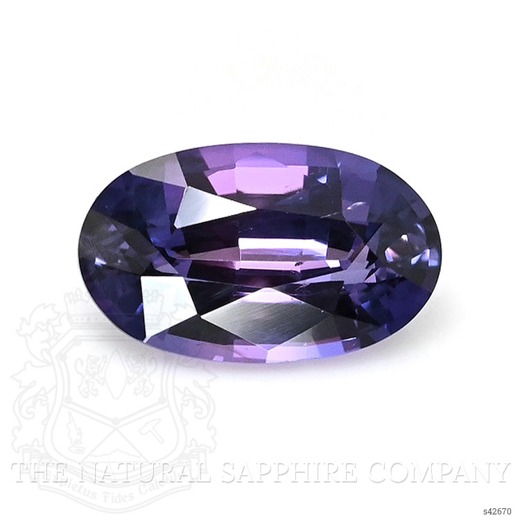 0.58 Ct. Violet Sapphire from Ceylon (Sri Lanka)