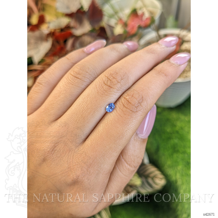 0.36 Ct. Blue Sapphire from Ceylon (Sri Lanka)